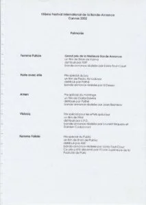 19EME FESTIVAL DE LA BANDE ANNONCE - 2002